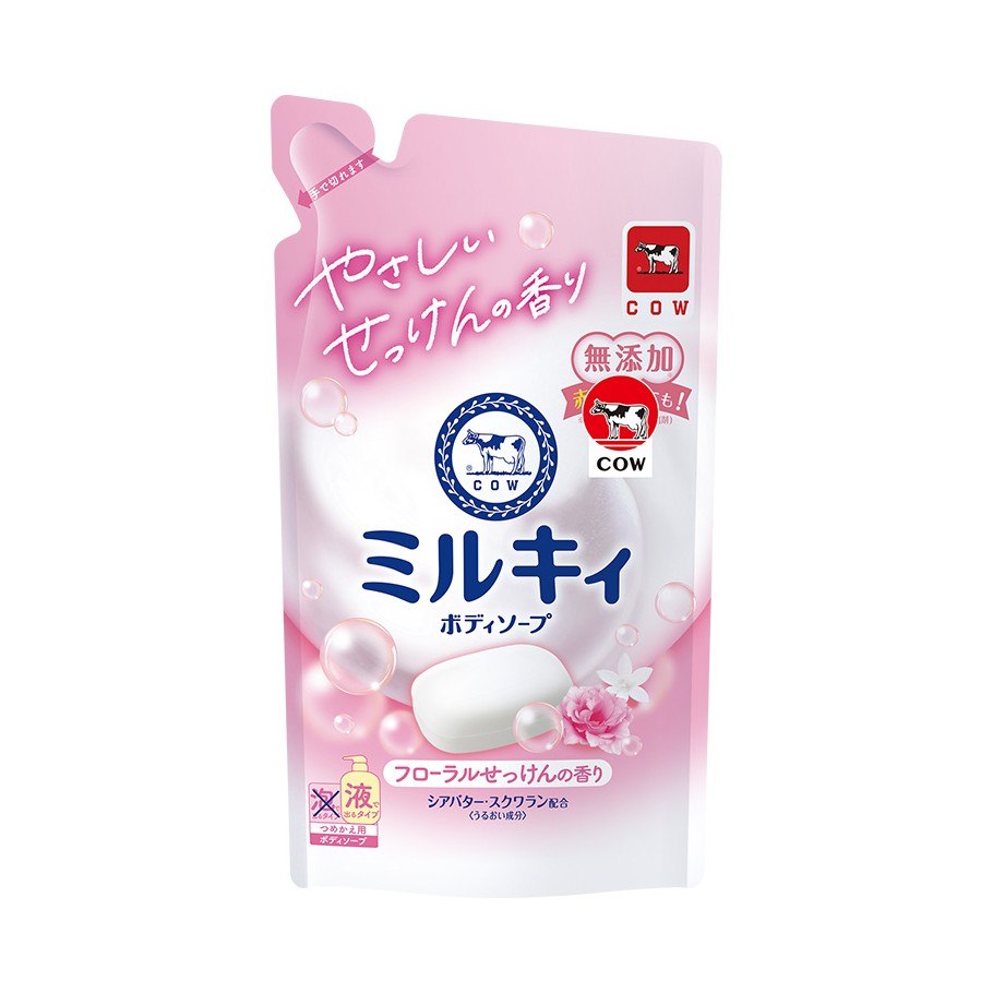 Milky 牛乳精華沐浴乳補充包(玫瑰花香)